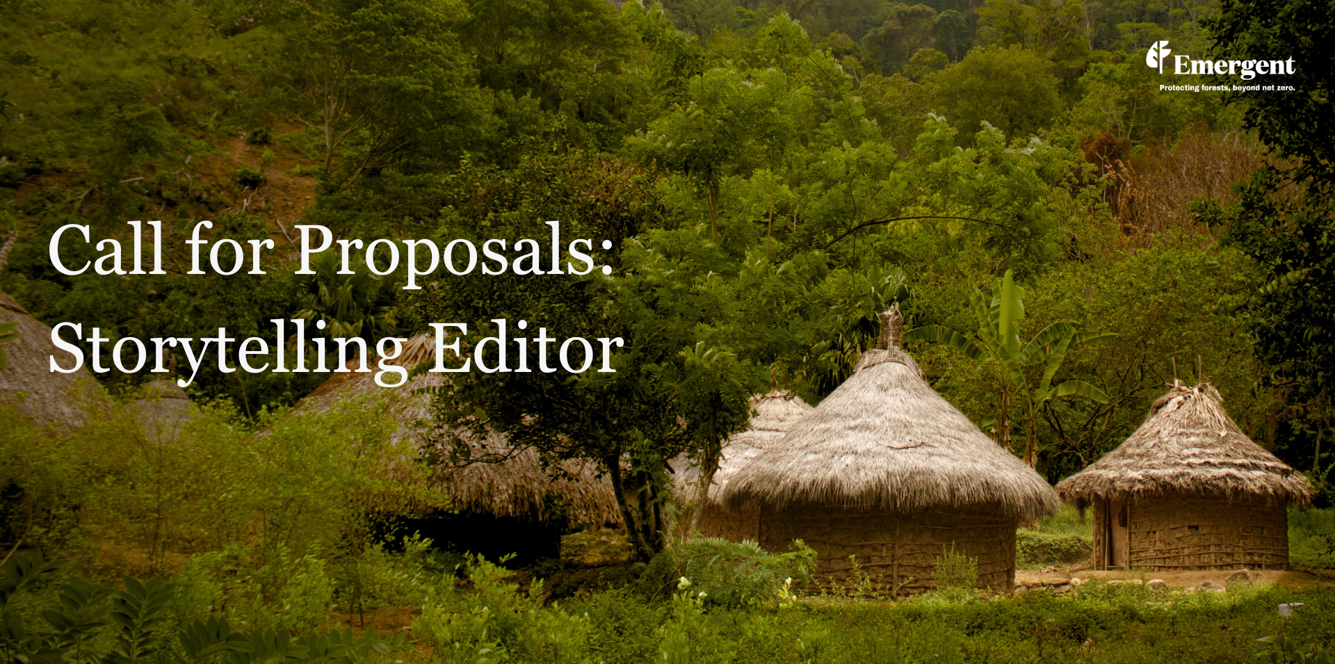 Emergent launches CFP for Storytelling Editors
